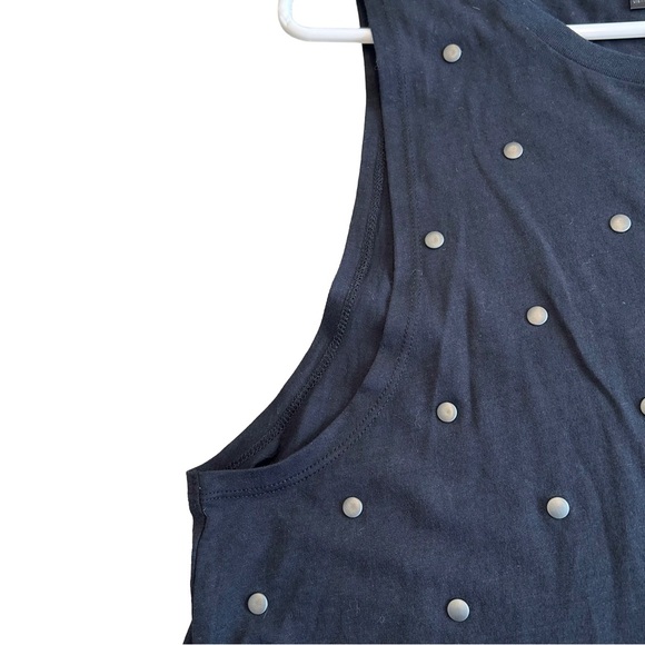 Vans Women’s Black Studded Muscle Tank Top. Size M - Picture 5 of 9